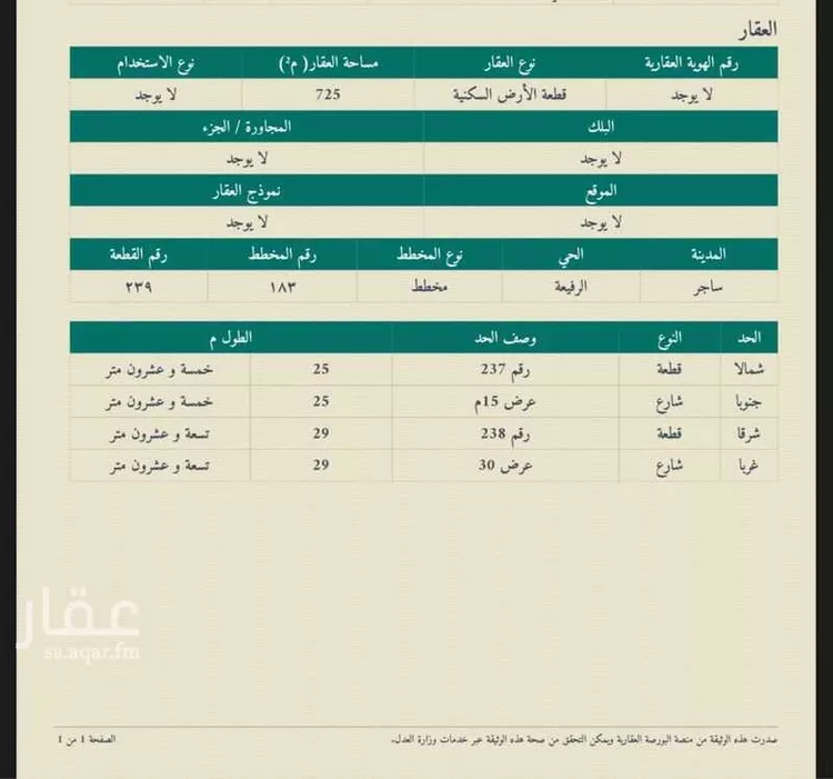 أرض للبيع في شارع حكيم بن حزام ، حي النهضة ، الدوادمي ، الدوادمي