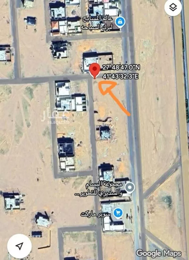 أرض للبيع في شارع 123, حي عثمر , مدينة عثمر المخطط, منطقة حائل