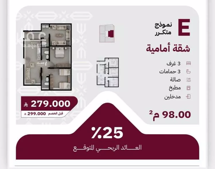 شقة للبيع في شارع عثمان ابن عوف, حي الريان, مدينة جدة, منطقة مكة المكرمة صورة 5