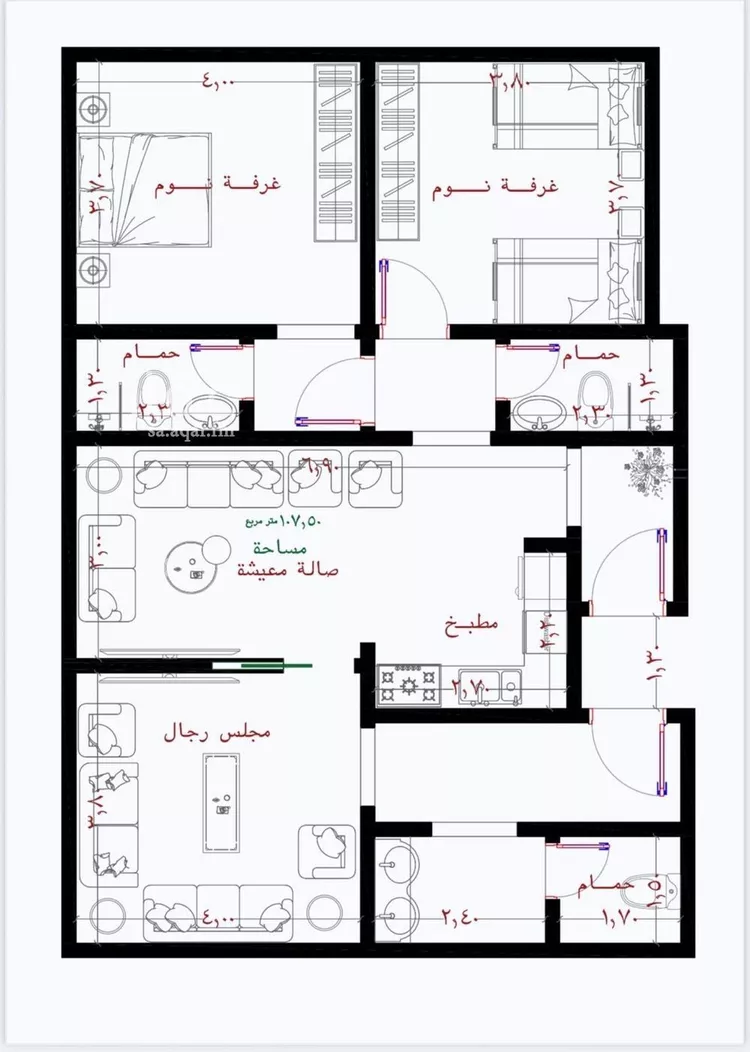 شقة للبيع في حي الريان, مدينة جدة, منطقة مكة المكرمة صورة 5