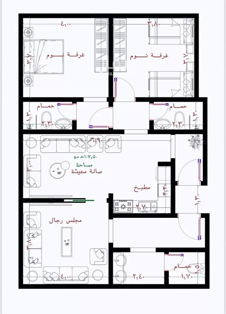 شقة للبيع في حي الريان, مدينة جدة, منطقة مكة المكرمة صورة 2