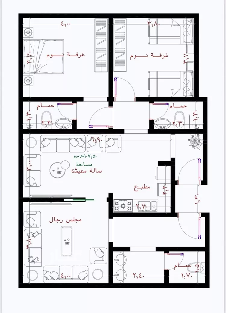 شقة للبيع في حي الريان, مدينة جدة, منطقة مكة المكرمة صورة 5