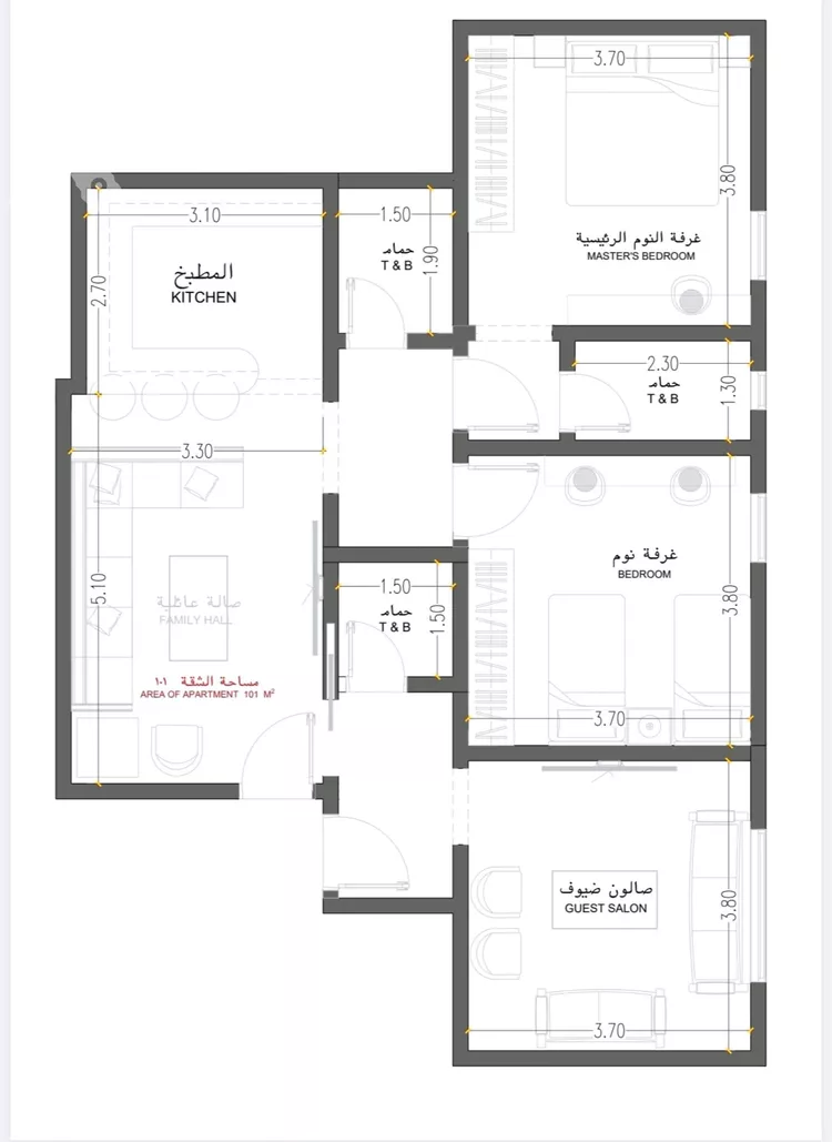 Apartment for Sale in Jeddah Al Yaqout
