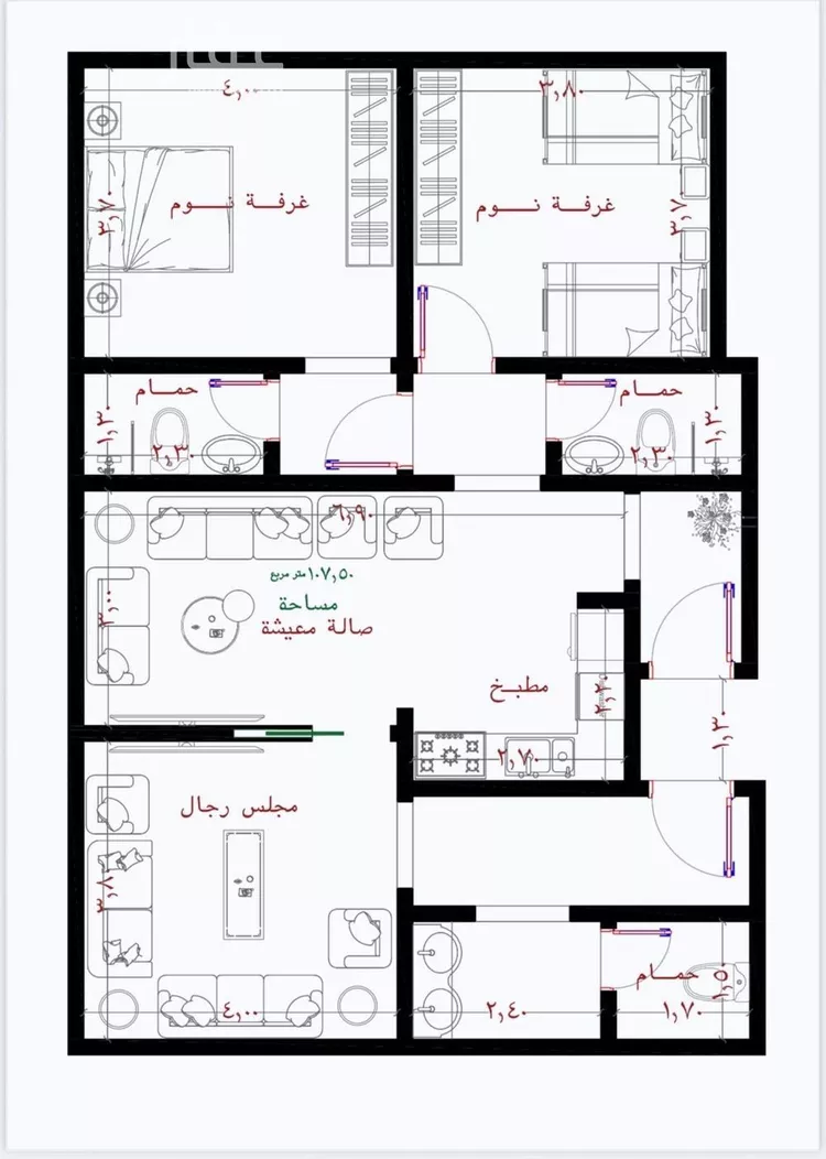 شقة للبيع في حي الريان, مدينة جدة, منطقة مكة المكرمة صورة 4