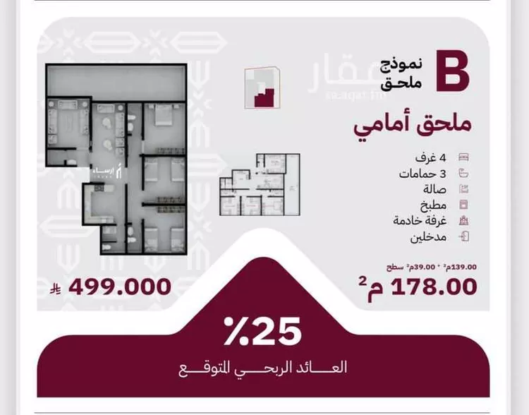 شقة للبيع في حي الريان, مدينة جدة, منطقة مكة المكرمة صورة 2