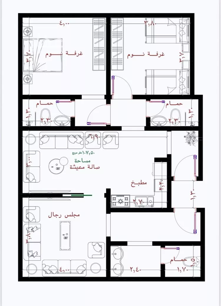 شقة للبيع في حي الريان, مدينة جدة, منطقة مكة المكرمة صورة 5
