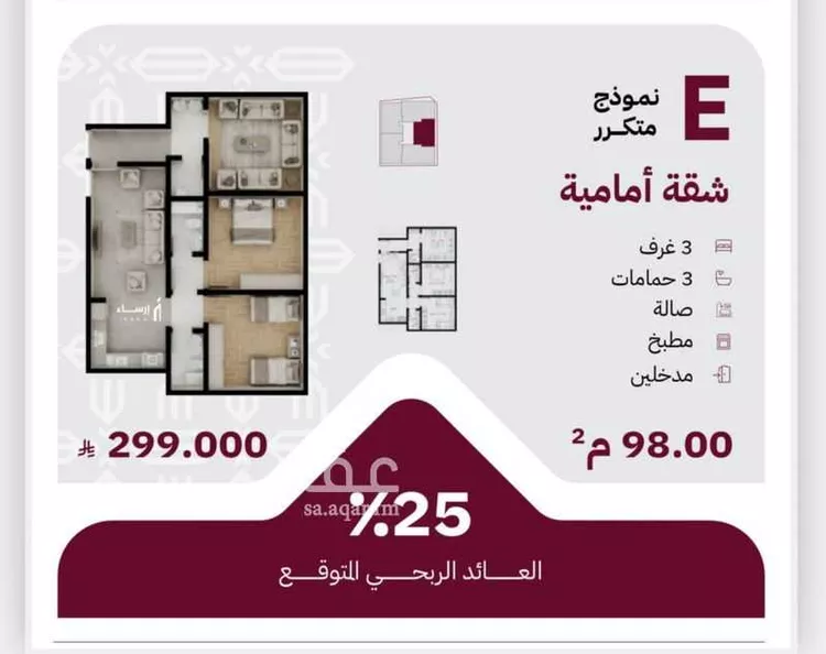 شقة للبيع في شارع عثمان ابن عوف, حي الريان, مدينة جدة, منطقة مكة المكرمة صورة 4