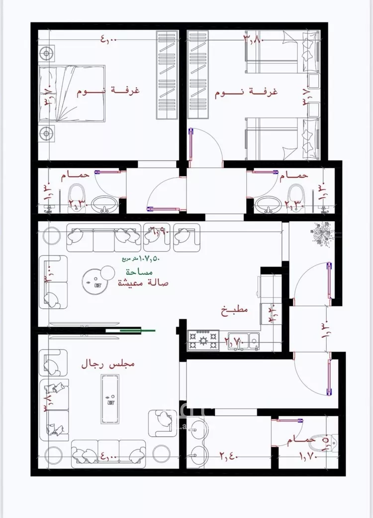 شقة للبيع في حي الريان, مدينة جدة, منطقة مكة المكرمة صورة 2