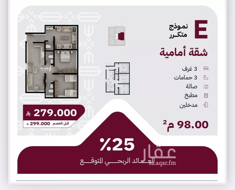 شقة للبيع في حي الريان, مدينة جدة, منطقة مكة المكرمة صورة 5
