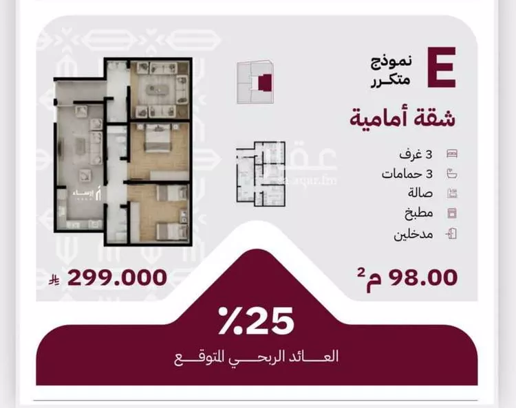 شقة للبيع في شارع عثمان ابن عوف, حي الريان, مدينة جدة, منطقة مكة المكرمة صورة 5