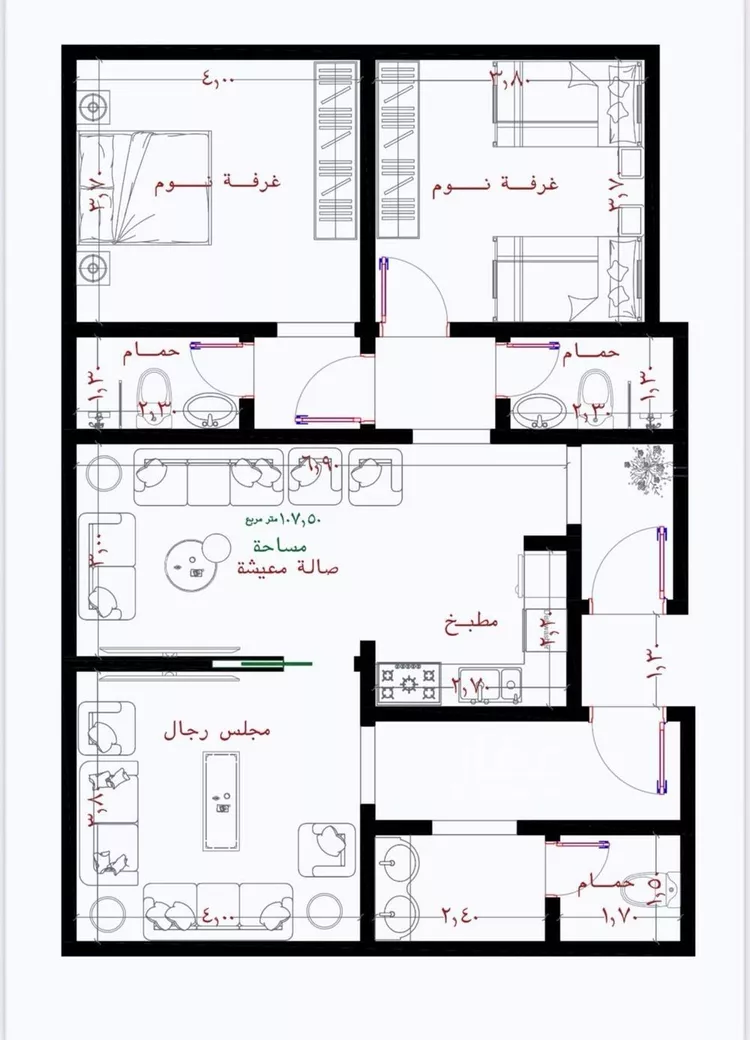 شقة للبيع في حي الريان, مدينة جدة, منطقة مكة المكرمة صورة 5