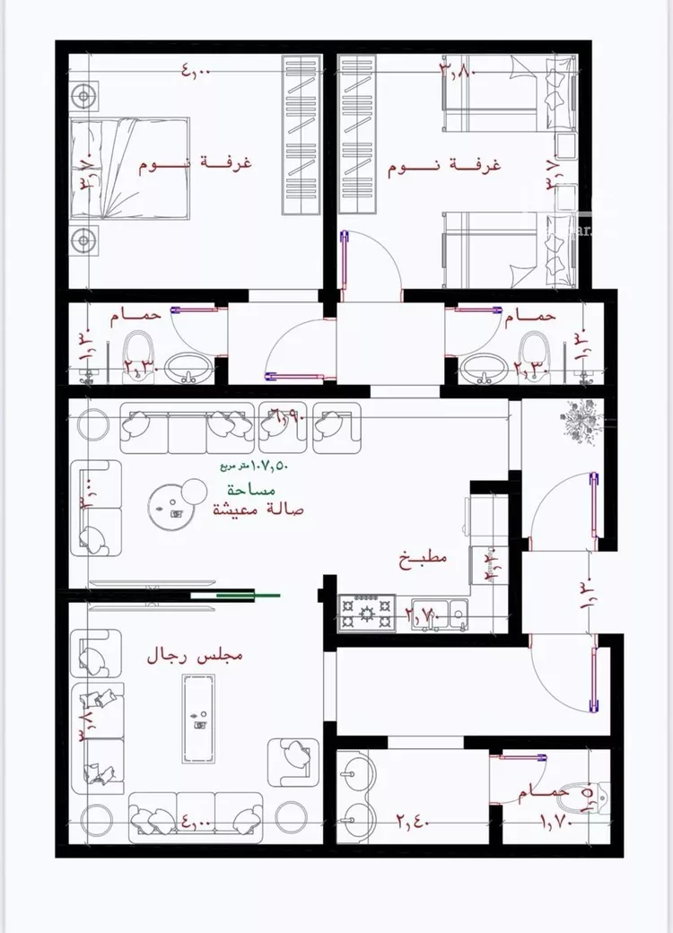 شقة للبيع في حي الريان, مدينة جدة, منطقة مكة المكرمة صورة 3