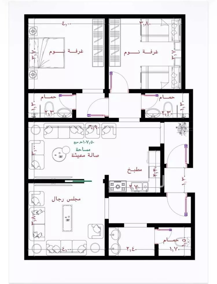 شقة للبيع في حي الريان, مدينة جدة, منطقة مكة المكرمة صورة 2