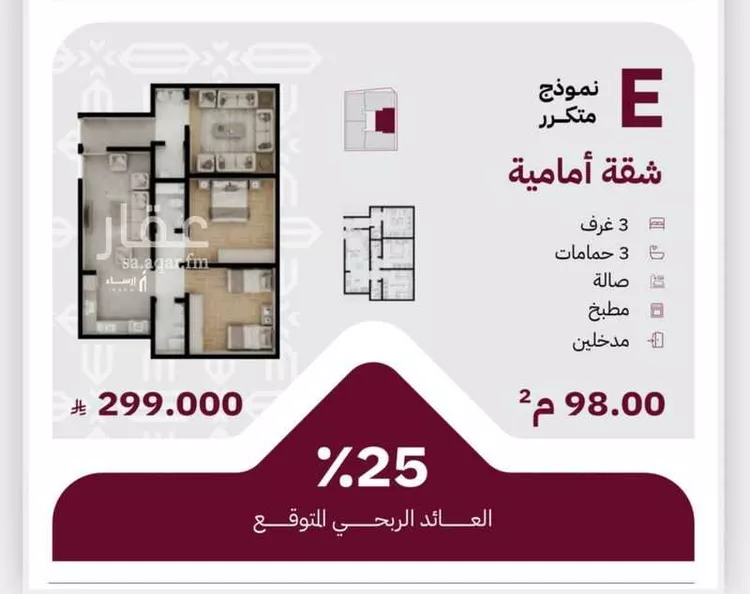 شقة للبيع في حي الريان, مدينة جدة, منطقة مكة المكرمة صورة 5