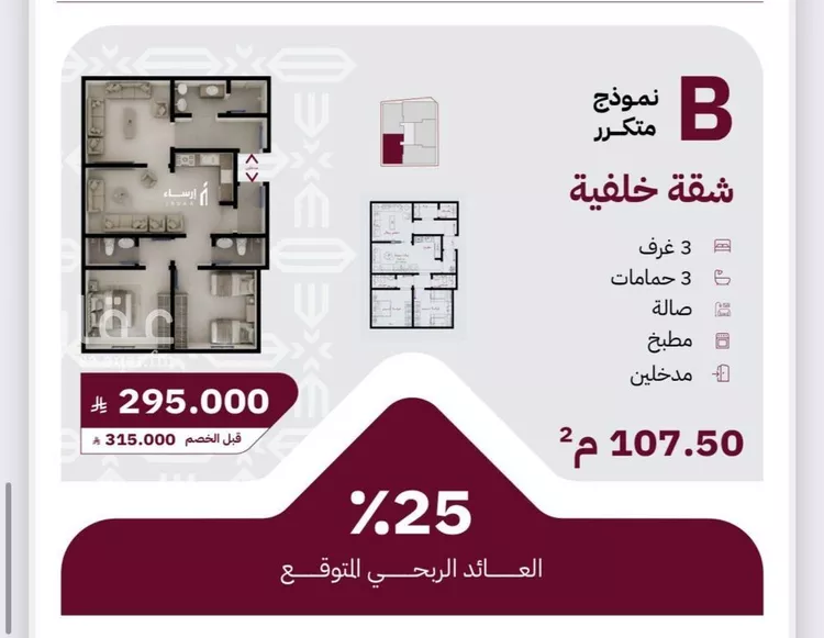 شقة للبيع في حي الريان, مدينة جدة, منطقة مكة المكرمة صورة 2
