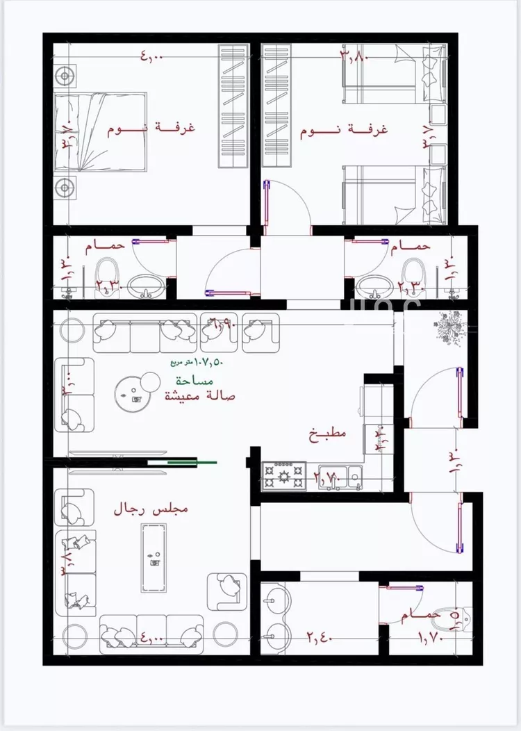 شقة للبيع في حي الريان, مدينة جدة, منطقة مكة المكرمة صورة 3
