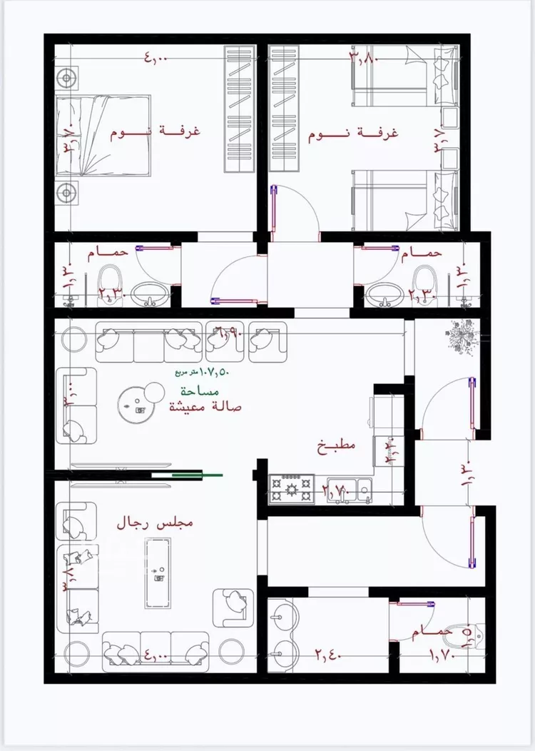 شقة للبيع في حي الريان, مدينة جدة, منطقة مكة المكرمة صورة 2