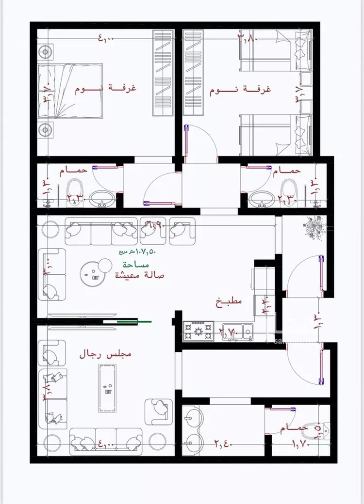 شقة للبيع في حي الريان, مدينة جدة, منطقة مكة المكرمة صورة 5