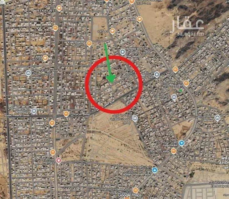 أرض للبيع في شارع أبي الحسن بن الجوري, حي الشامية الجديد, مدينة مكة المكرمة, منطقة مكة المكرمة