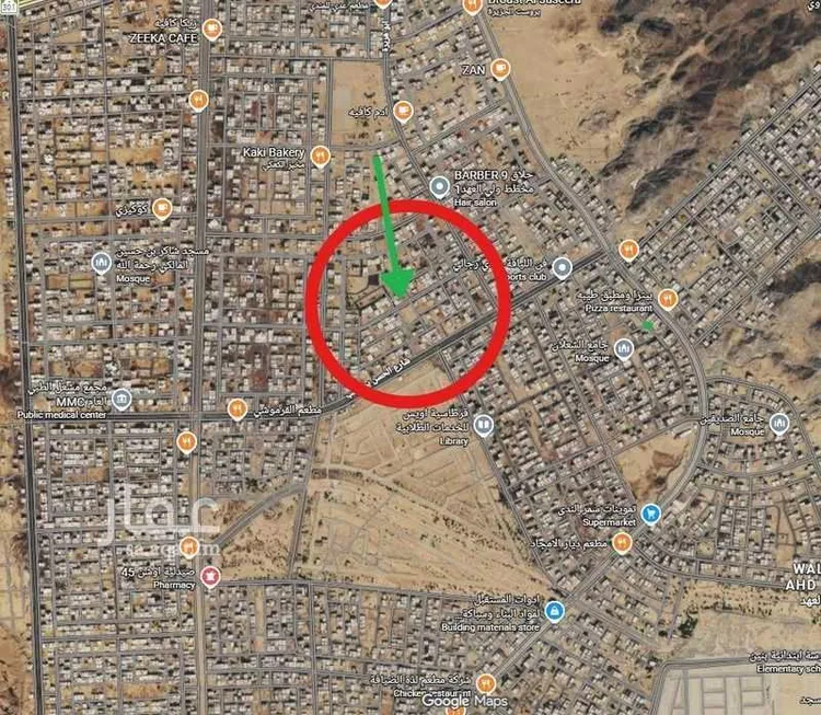 أرض للبيع في شارع أبي الحسن بن الجوري, حي الشامية الجديد, مدينة مكة المكرمة, منطقة مكة المكرمة