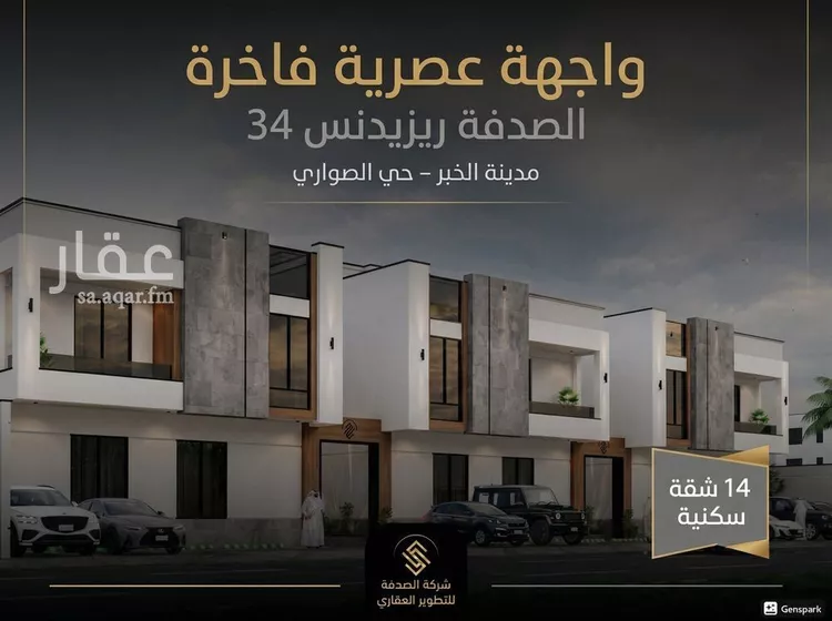 شقة للبيع في شارع عسير, حي الصواري, مدينة الخبر, المنطقة الشرقية صورة 3