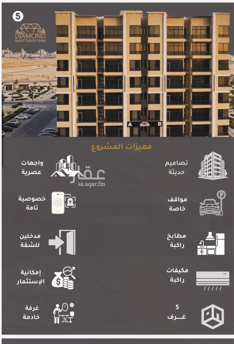 شقة للبيع في شارع الفضل, حي الشعلة, مدينة الدمام, المنطقة الشرقية