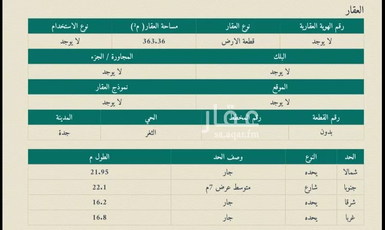 عمارة للبيع في شارع صالح الزواوي, حي الثغر, مدينة جدة, منطقة مكة المكرمة صورة 3