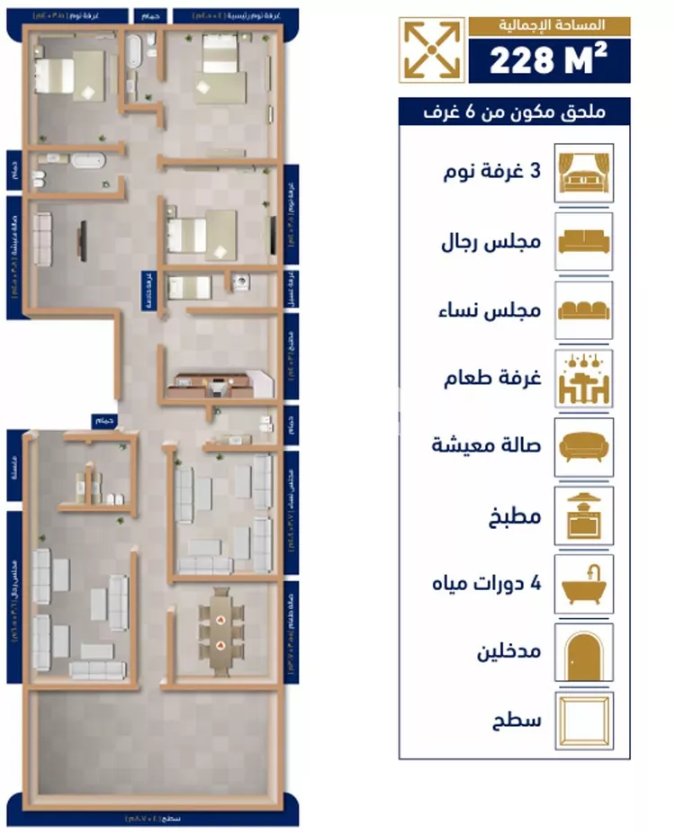 شقة للبيع في شارع الجرشي, حي مريخ, مدينة جدة, منطقة مكة المكرمة صورة 2