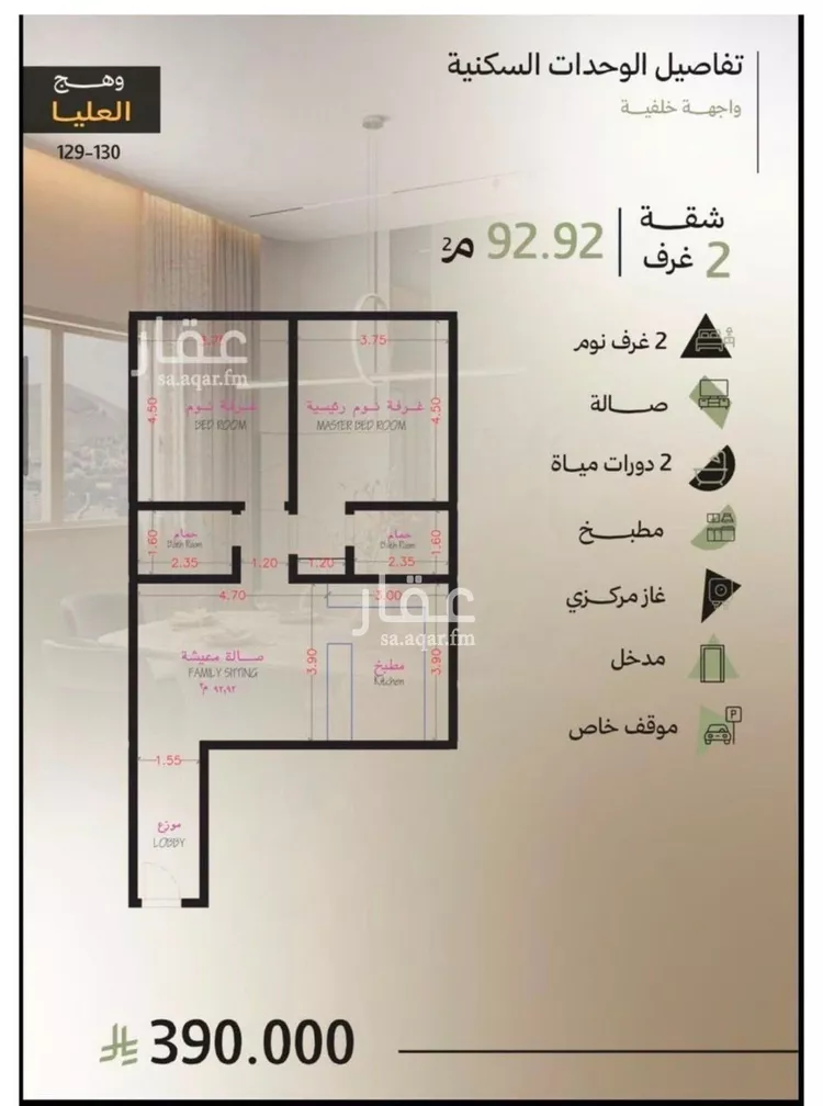 شقة للبيع في شارع محمود اسكندراني, حي أبحر الجنوبية, مدينة جدة, منطقة مكة المكرمة صورة 2