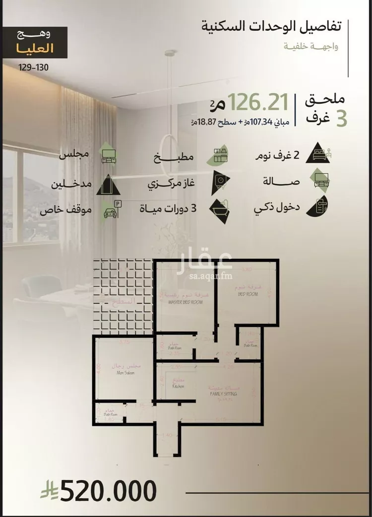 شقة للبيع في شارع عمير الانصاري, حي أبحر الجنوبية, مدينة جدة, منطقة مكة المكرمة صورة 5