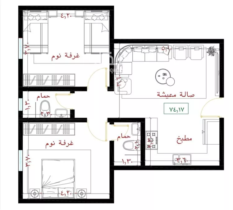 Apartment for Sale in Jeddah Al Faisaliah