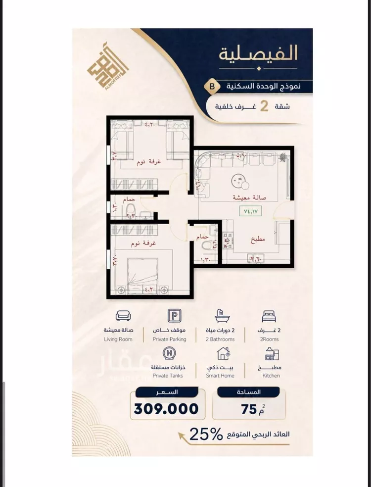 Apartment for Sale in Jeddah Al Faisaliah