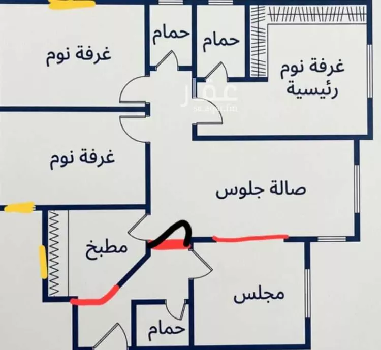 شقة للإيجار في حي ، شارع الفروسية ، حي ظهرة لبن ، الرياض ، منطقة الرياض صورة 5