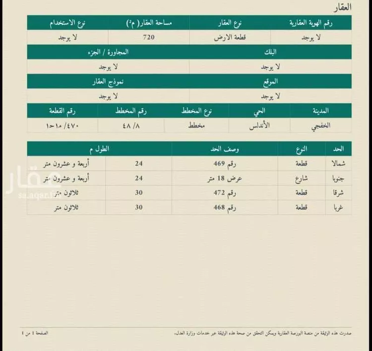 أرض للبيع في الخفجي ، الخفجي