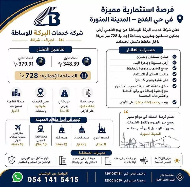أرض للبيع في شارع ابو الفرج الدرامي, حي الفتح, مدينة المدينة المنورة, منطقة المدينة المنورة