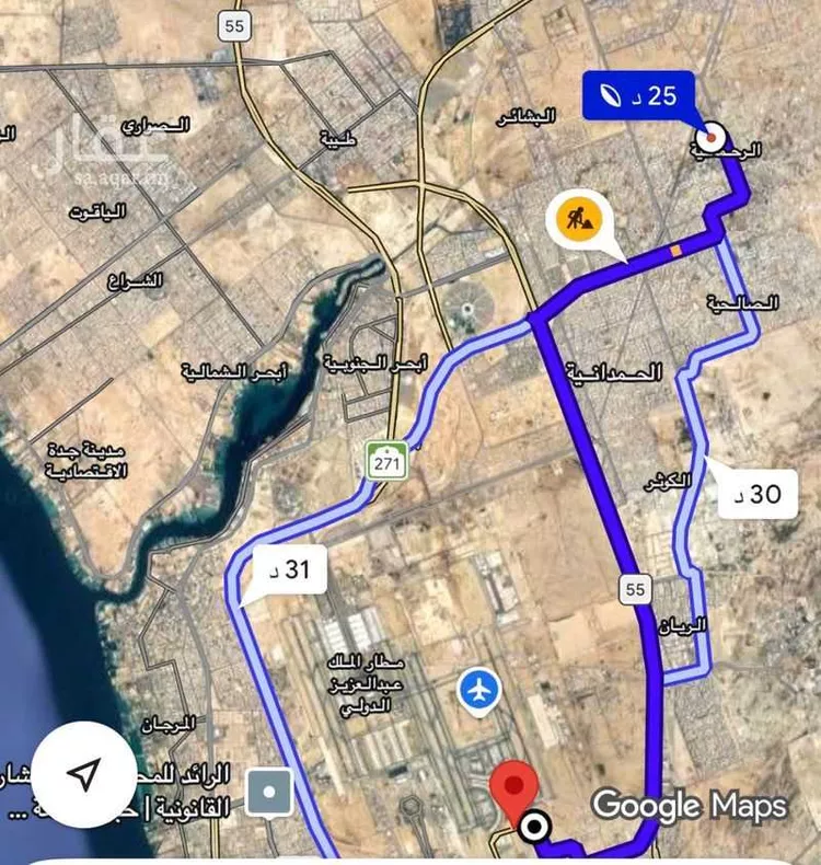 أرض للبيع في شارع المضه, حي الرحمانية, مدينة جدة, منطقة مكة المكرمة صورة 2