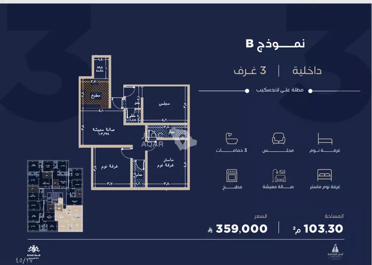 شقة للبيع في شارع معمر بن عبدالله, حي اللؤلؤ, مدينة جدة, منطقة مكة المكرمة 3