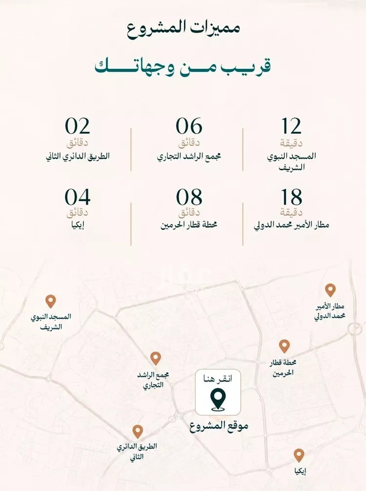 شقة للبيع في شارع المدينة , حي عين الخيف, مدينة المدينة المنورة, منطقة المدينة المنورة 7
