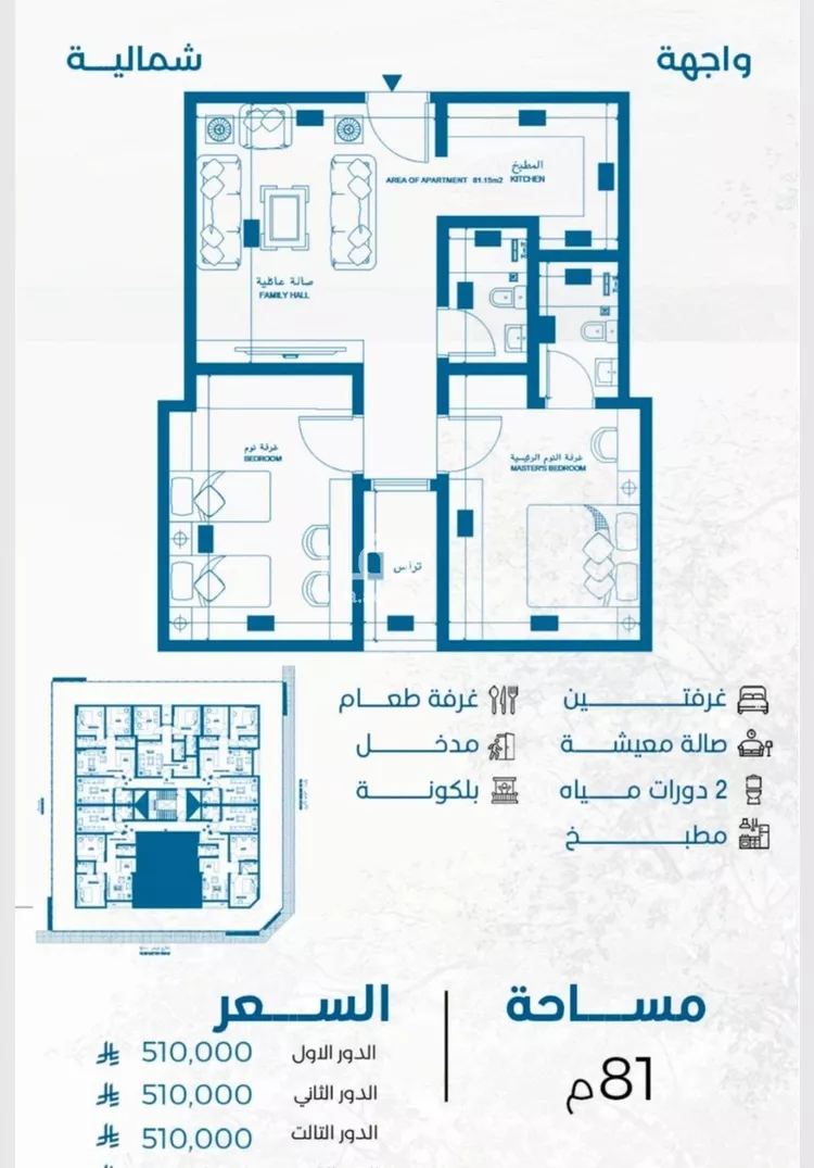 شقة للبيع في شارع الملك الصالح ايوب ابن الكامل, حي الرويس, مدينة جدة, منطقة مكة المكرمة