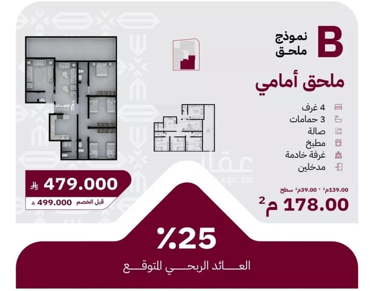 شقة للبيع في شارع عثمان ابن عوف, حي الريان, مدينة جدة, منطقة مكة المكرمة صورة 5