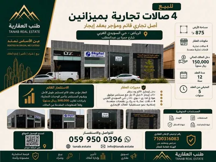 Shop for Sale in Riyadh As Suwaidi Al Gharabi