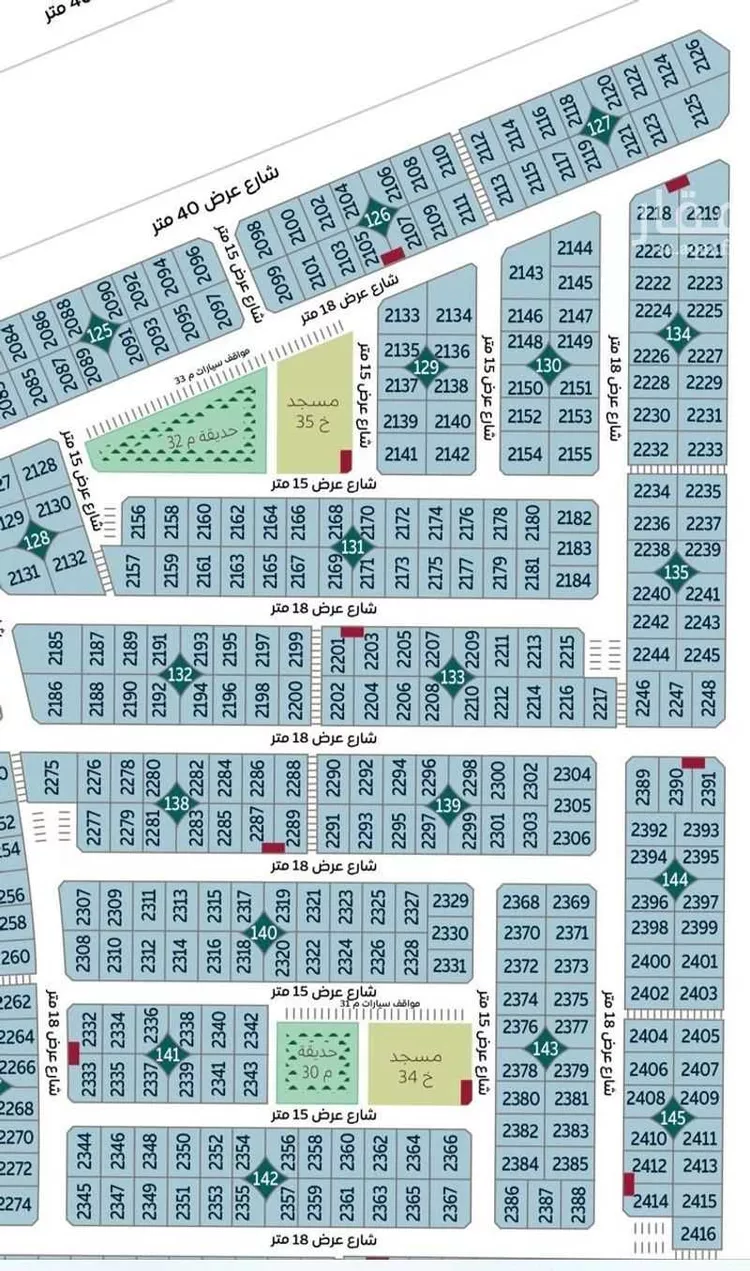 أرض للبيع في حي المطار, مدينة الدمام, المنطقة الشرقية صورة 2