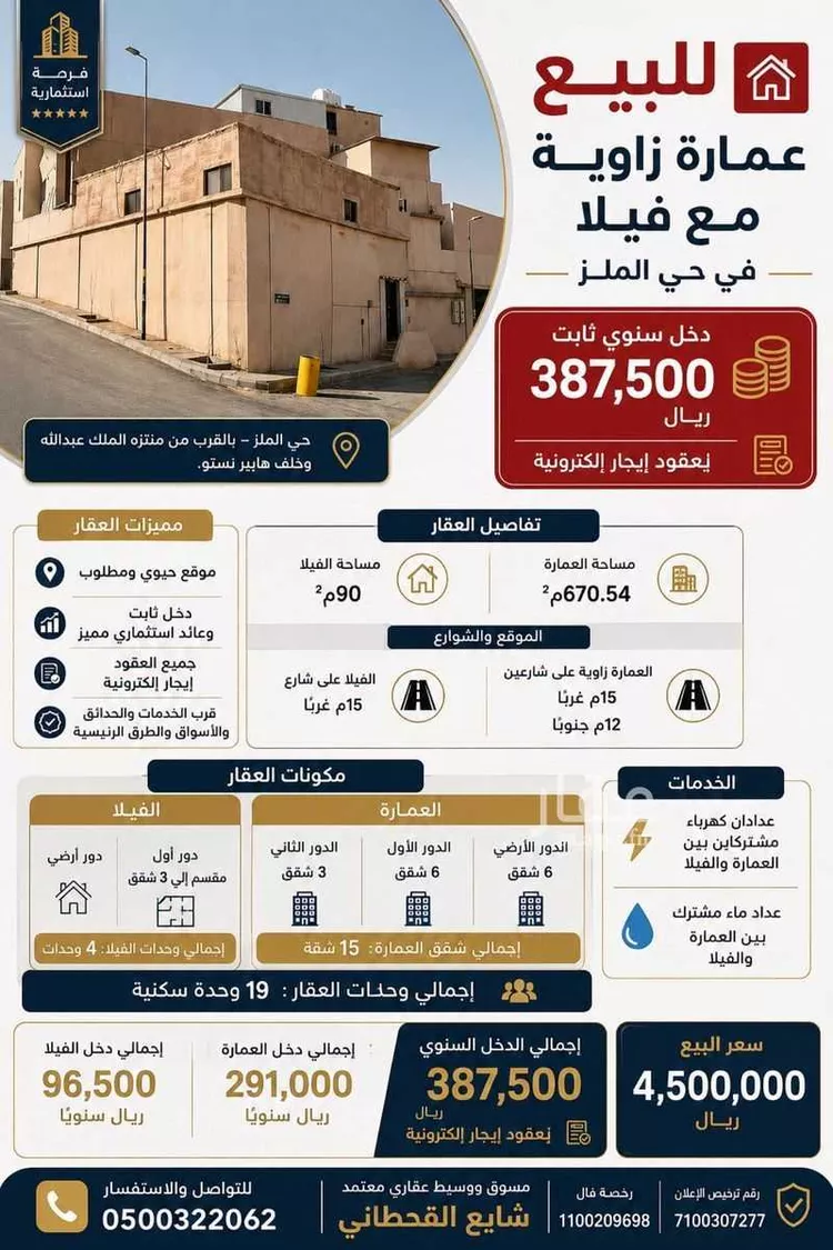 Building for Sale in Riyadh Al Malaz