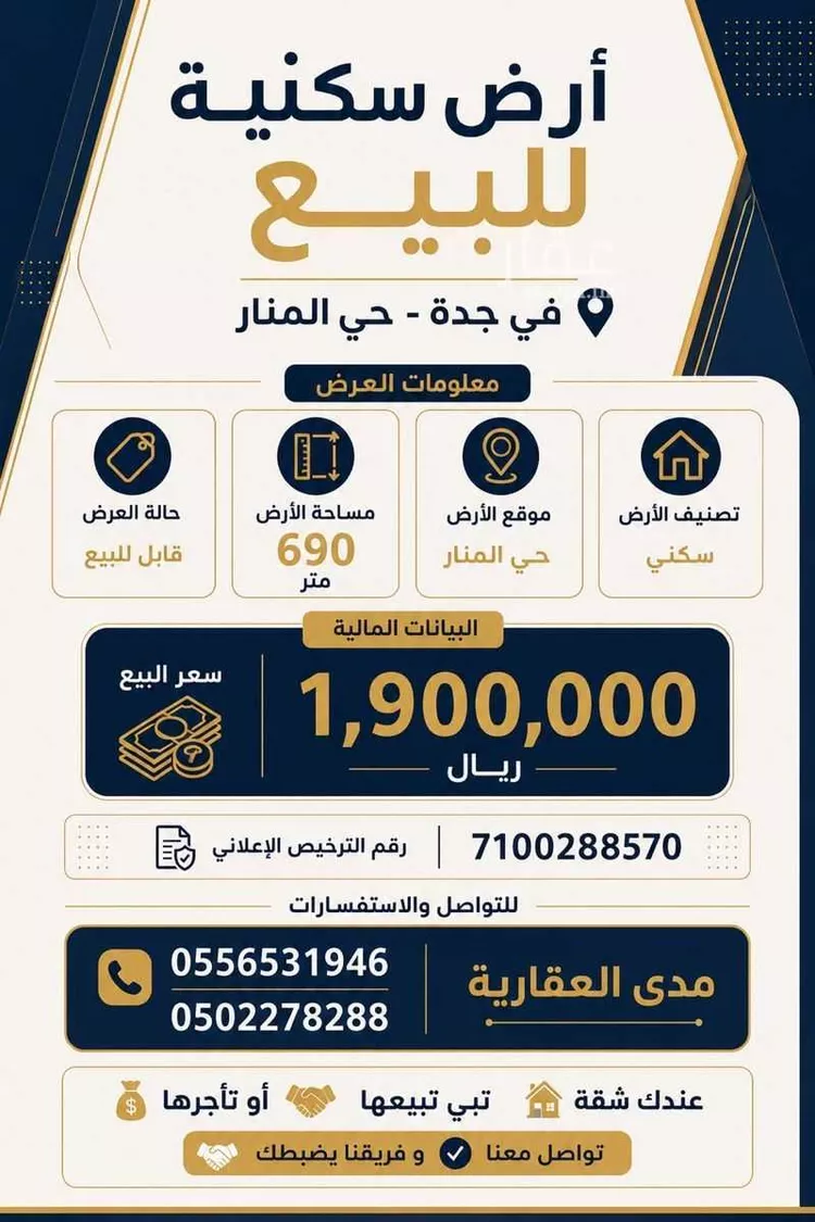 Land for Sale in Jeddah Al Manar