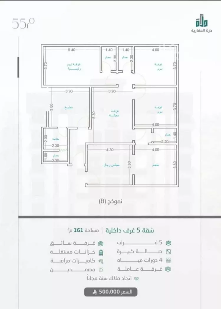 شقة للبيع في شارع النبأ, حي حكومي1, مدينة جدة, منطقة مكة المكرمة صورة 4