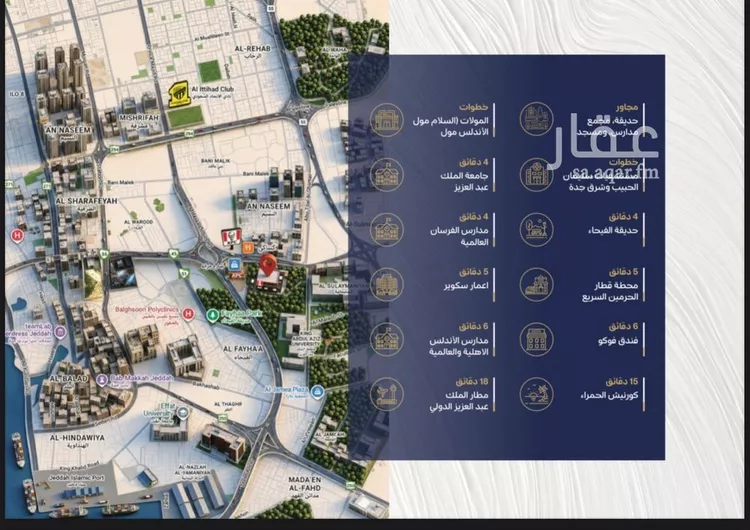 شقة للبيع في شارع البهاء محمد ابن القاضي, حي الفيحاء, مدينة جدة, منطقة مكة المكرمة صورة 3