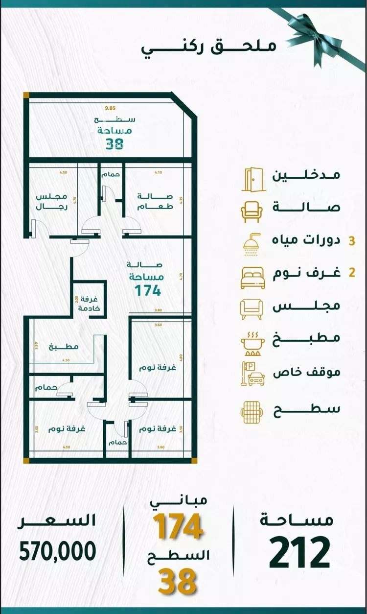 شقة للبيع في شارع الجواد, حي مشرفة, مدينة جدة, منطقة مكة المكرمة صورة 4
