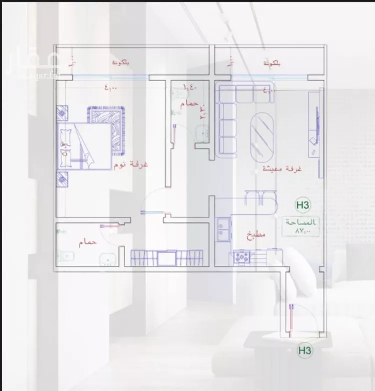 شقة للبيع في شارع رضا محمد عبيد, حي الفيحاء, مدينة جدة, منطقة مكة المكرمة صورة 5
