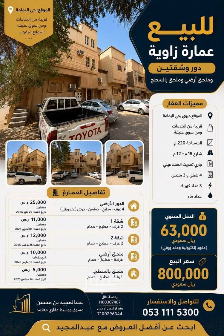 Building for Sale in Riyadh Al Yamamah