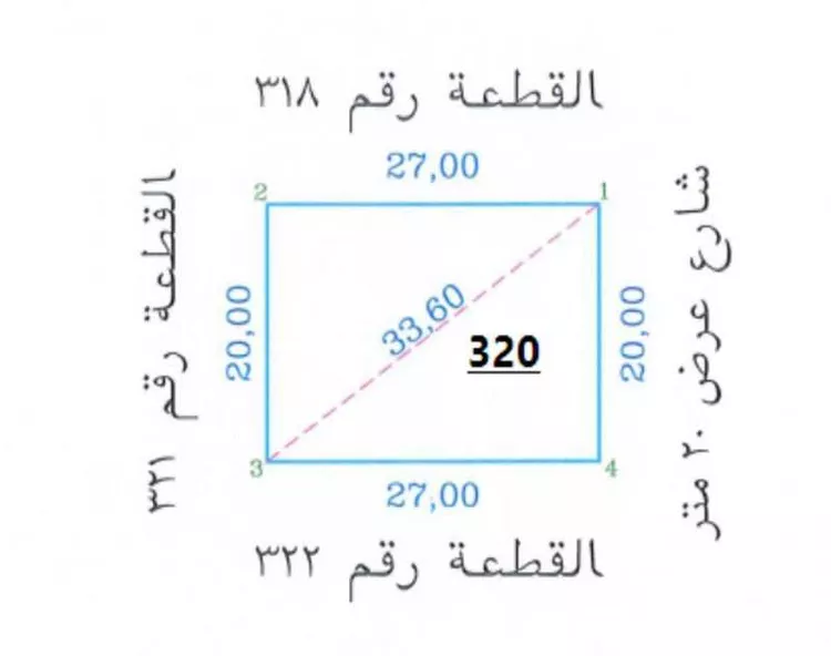أرض للبيع في حي الورود, مدينة الطائف, منطقة مكة المكرمة صورة 2